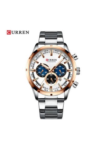 Reloj Para Hombre Curren Krec762002 Plateado Curren