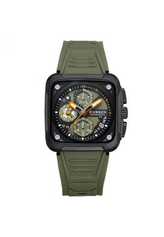 Reloj Curren 8461 Cronógrafo - Verde Curren