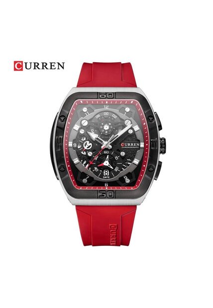 Reloj Curren Modelo KREd8705 Rojo Hombre