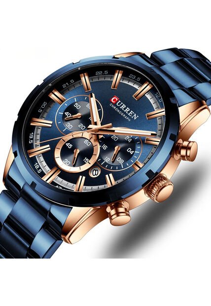 Reloj Curren 8355 Cronógrafo - Azul