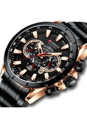 Reloj Curren 8363 Cronógrafo - Negro