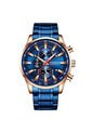 Reloj Curren 8351 Cronógrafo Todo Funcional Acero - Azul de Curren