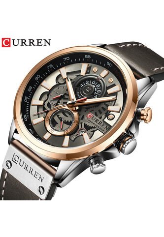Reloj Curren 8380 Cronógrafo - Café Curren