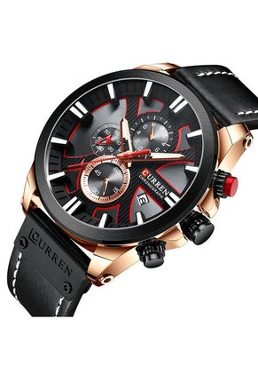 Reloj Curren Original 8346 Cronógrafo Bronce - Negro
