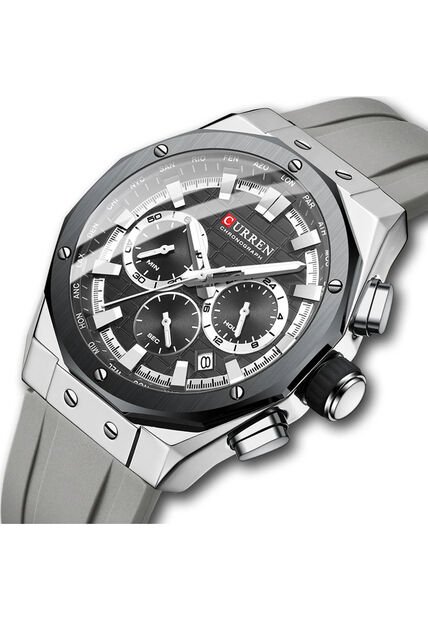 Reloj Curren 8464 Cronógrafo - Gris