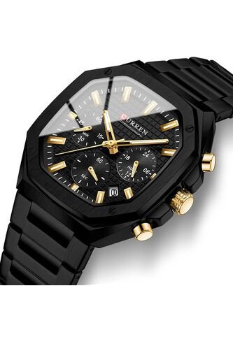 Reloj Curren 8459 Cronógrafo - Negro Curren