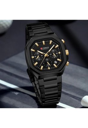Reloj Curren 8459 Cronógrafo - Negro