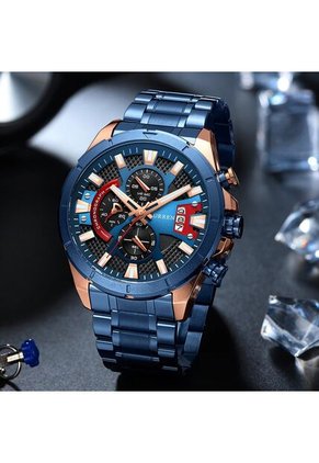 Reloj Curren 8401 Cronógrafo - Azul