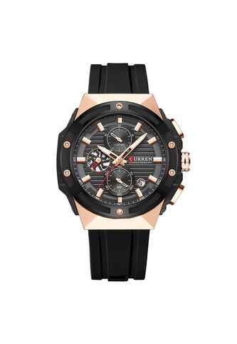 Reloj Curren 8462 Cronógrafo - Negro Curren