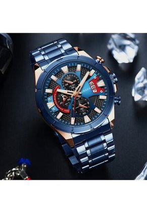 Reloj Curren 8401 Cronógrafo - Azul