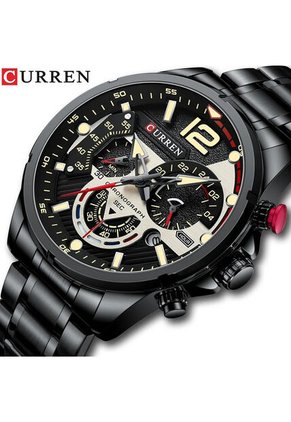 Reloj Curren 8395 Cronógrafo - Negro
