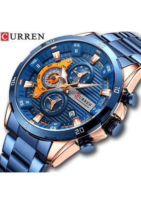 Reloj Curren 8402 Cronógrafo - Azul