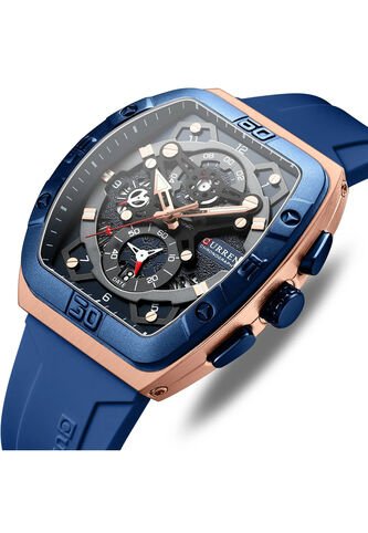 Reloj Curren 8443 Cronógrafo - Azul Curren