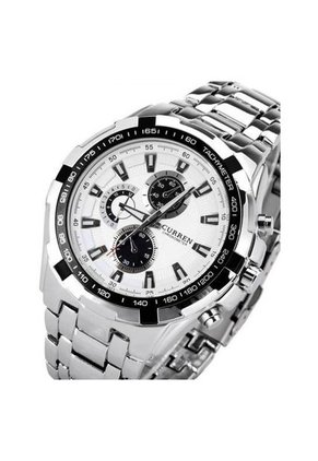 Reloj Para Hombre Curren 8023 8023Wt Plateado