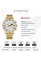 Reloj Curren 8427 Cronógrafo Tablero Blanco - Dorado de Curren