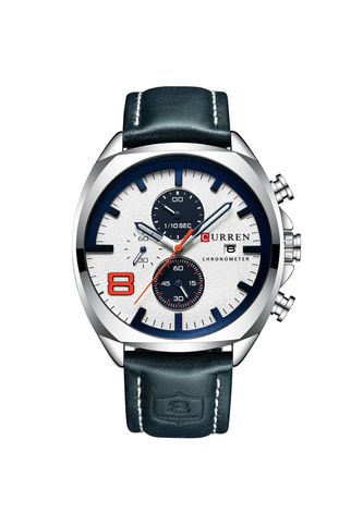 Reloj Hombre Curren Original 8324 Cronógrafo - Azul Curren