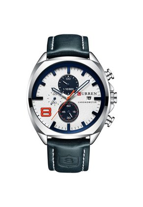 Reloj Hombre Curren Original 8324 Cronógrafo - Azul