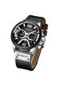 Reloj Curren 8329 Cronógrafo - Negro / Plata de Curren