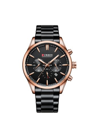Reloj Curren 8446 Cronógrafo Marco Bronce - Negro Curren