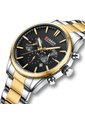 Reloj Curren 8446 Cronógrafo Tablero Negro - Bicolor de Curren