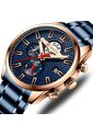 Reloj Curren 8352 Cronógrafo Marco Bronce - Azul de Curren