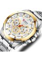 Reloj Curren 8361 Cronógrafo Marco Dorado - Plata de Curren