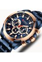 Reloj Curren 8361 Cronógrafo Marco Bronce - Azul de Curren