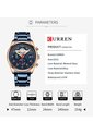 Reloj Curren 8352 Cronógrafo Marco Bronce - Azul de Curren