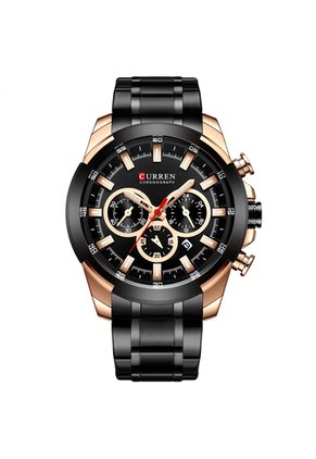 Reloj Curren 8361 Cronógrafo Marco Bronce - Negro