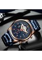 Reloj Curren 8352 Cronógrafo Marco Bronce - Azul de Curren