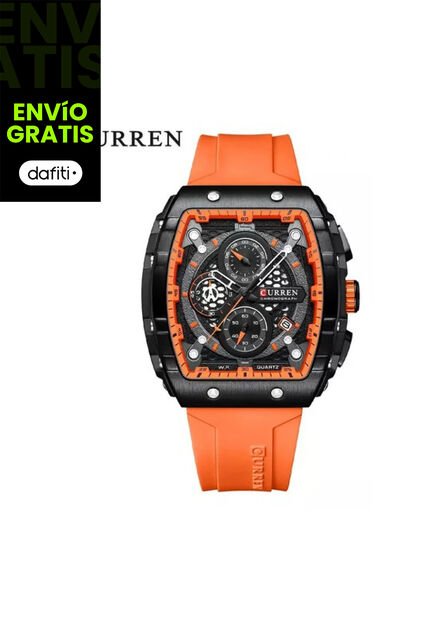 Reloj Curren Modelo KRED8213 Naranja Hombre