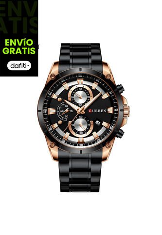 Reloj Para Hombre Curren Krec8001 Negro Curren
