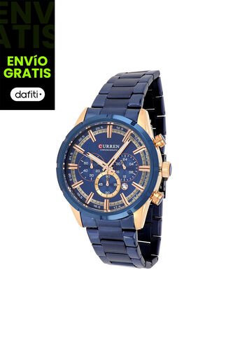 Reloj Para Hombre Curren Krec7603 Azul Curren