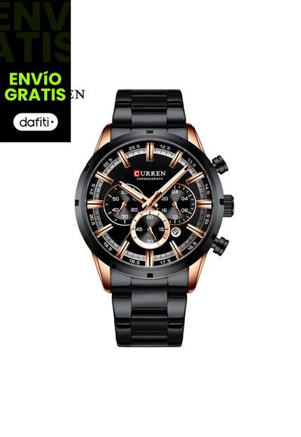 Reloj Para Hombre Curren Krec7601 Negro