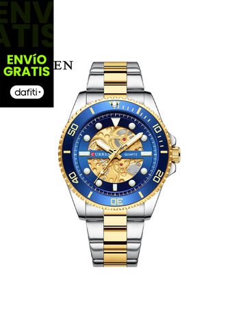 Reloj Curren Modelo 8412 Plateado Hombre Curren