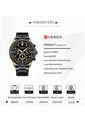 Reloj Curren 8399 Cronógrafo Bisel Dorado - Negro de Curren