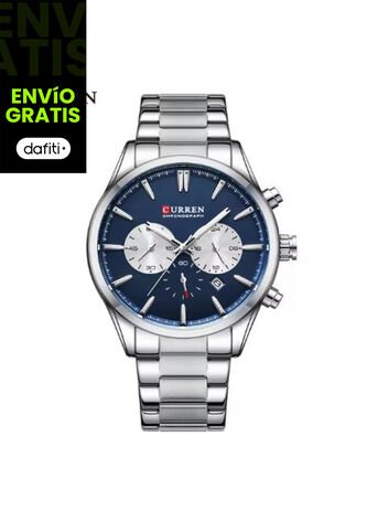 Reloj Curren Modelo KREd8902 Plateado Hombre Curren