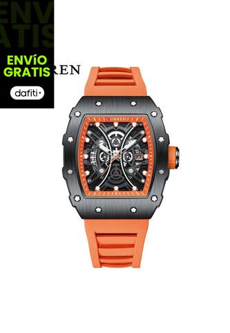 Reloj Curren Modelo KREd8002 Naranja Hombre Curren