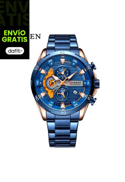 Reloj Curren Modelo 8402 Azul Hombre