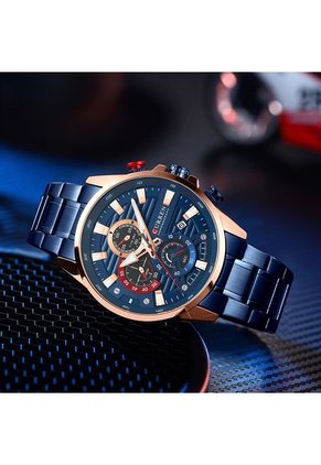 Reloj Curren 8415 Cronógrafo - Azul