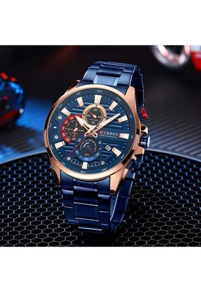 Reloj Curren 8415 Cronógrafo - Azul