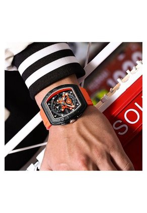 Reloj Curren Modelo KREd8702 Naranja Hombre