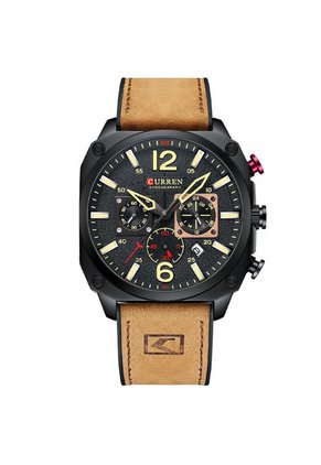 Reloj Curren 8398 Cronógrafo - Cafe