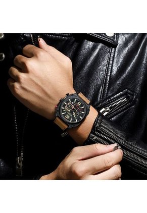 Reloj Curren 8398 Cronógrafo - Cafe