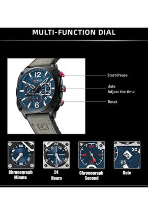 Reloj Curren 8398 Cronógrafo - Gris