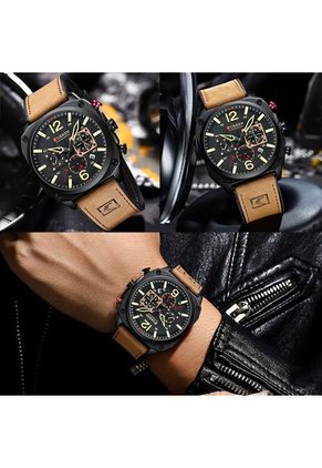 Reloj Curren 8398 Cronógrafo - Cafe