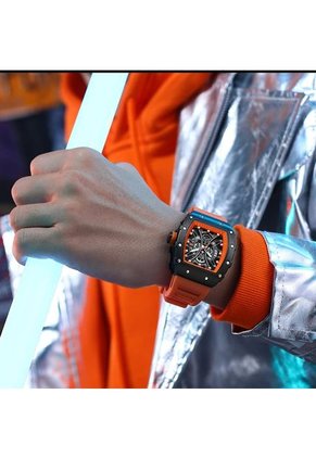 Reloj Curren 8438 Tipo Richard M - Naranja