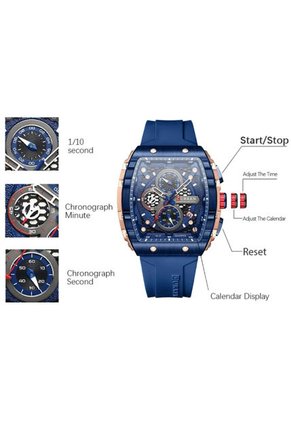 Reloj Curren 8442 Cronógrafo - Azul