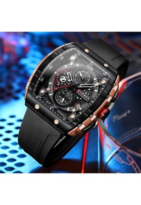 Reloj Curren 8442 Cronógrafo - Negro