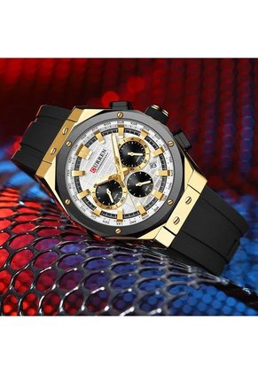 Reloj Curren 8464 Cronógrafo - Negro